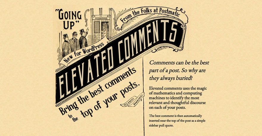 Elevated Comments plugin by Postmatic