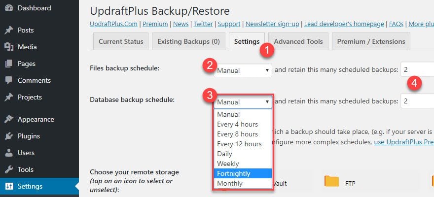 UpdraftPlus Restore and Migrate