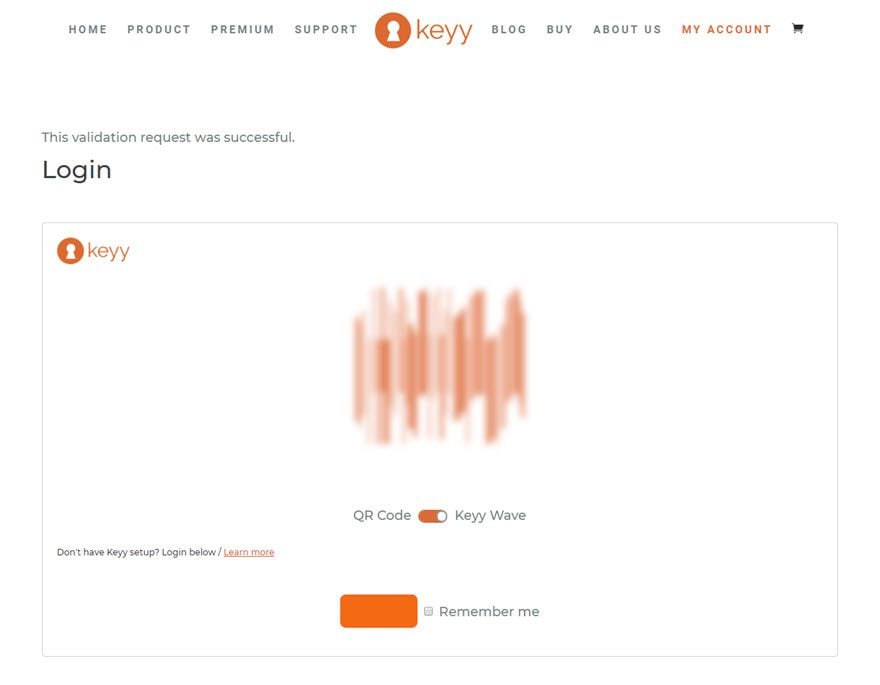 Keyy Login App and WordPress Plugin