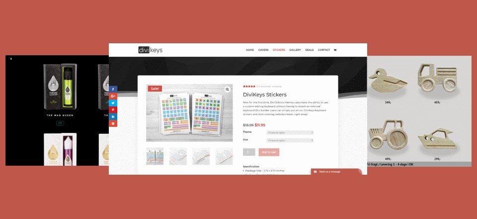 13 Divi Websites with Amazing Store Designs