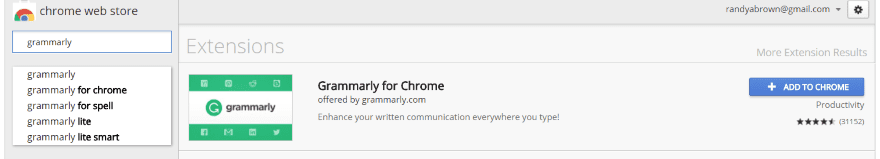 Installing the Grammarly Chrome Extension 3