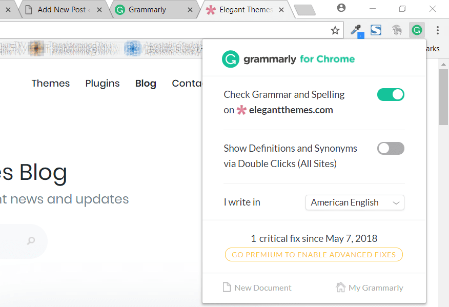 Installing the Grammarly Chrome Extension 7