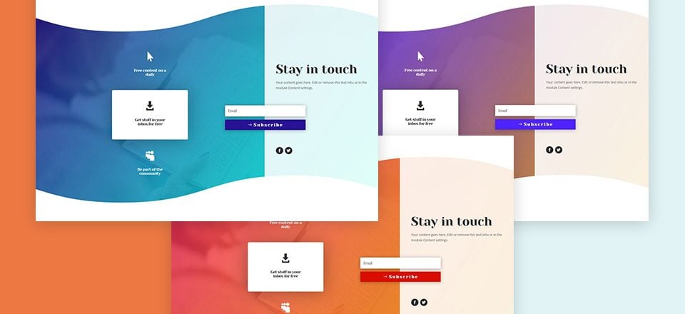How to Design an Attractive Subscribe Section for Any Kind of Website With Divi