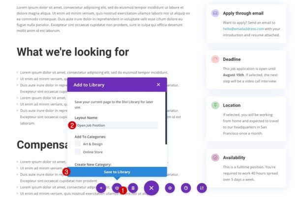 How to Create an Open Job Position Layout with Divi (Free Download!)