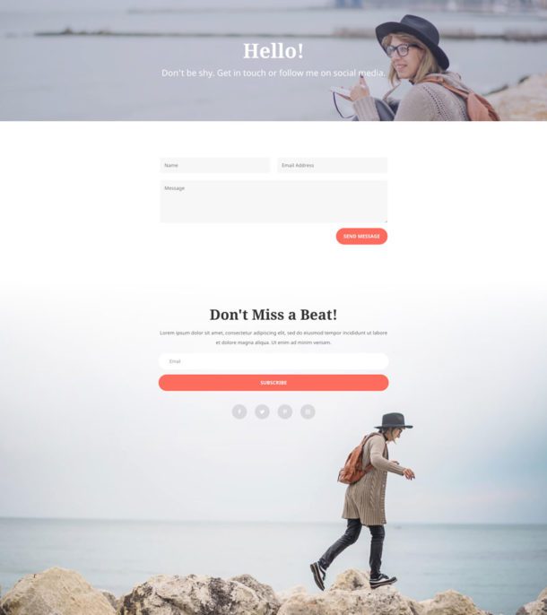 Get a FREE & Adventurous Travel Blog Layout Pack for Divi