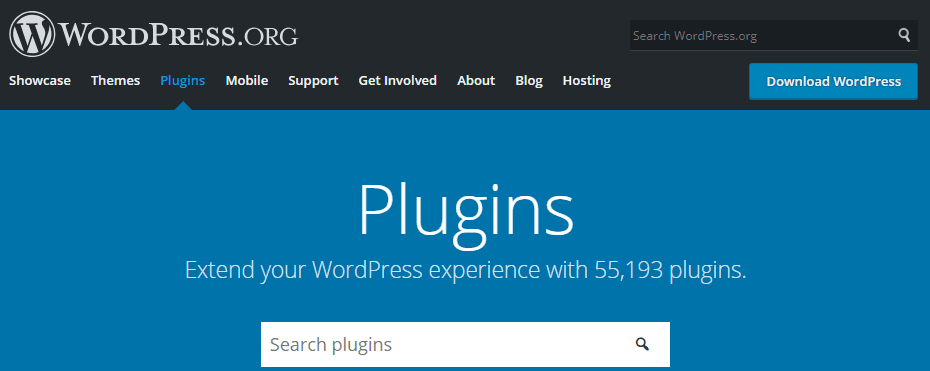 The WordPress.org plugin repository.