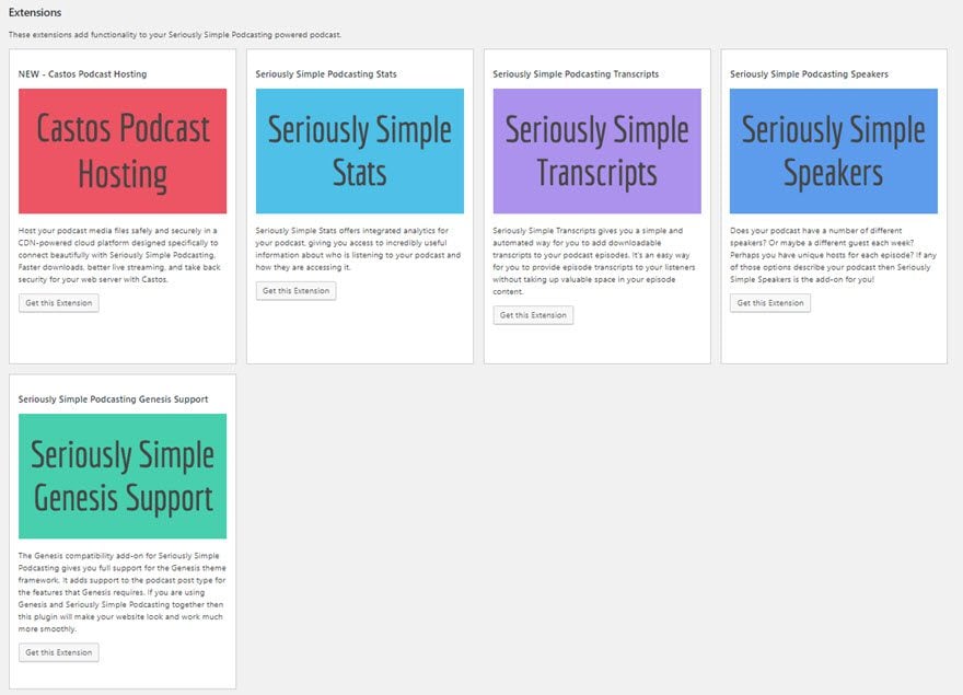 Seriously Simple Podcasting plugin for WordPress by Castos