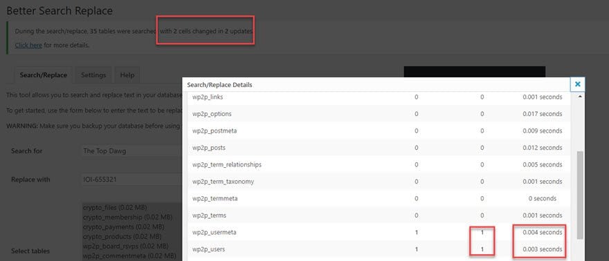 Better Search and Replace Plugin for WordPress Database