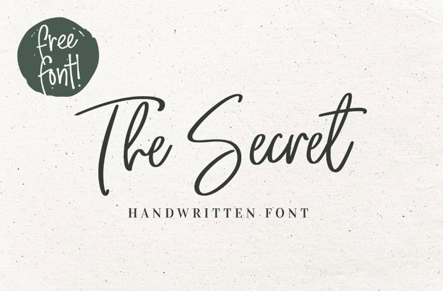 cool handwritten typography