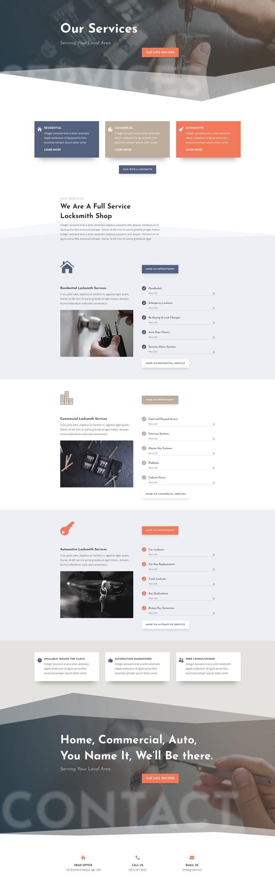 locksmith layout