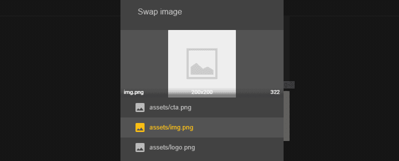 Swapping one of your ad's images.