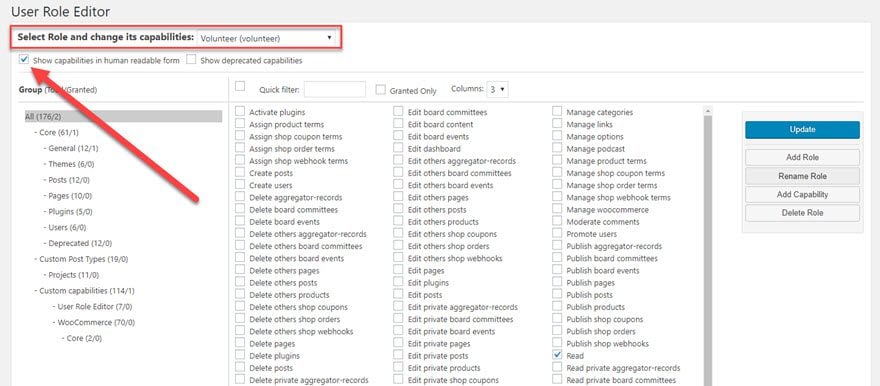 WordPress User Role Permissions
