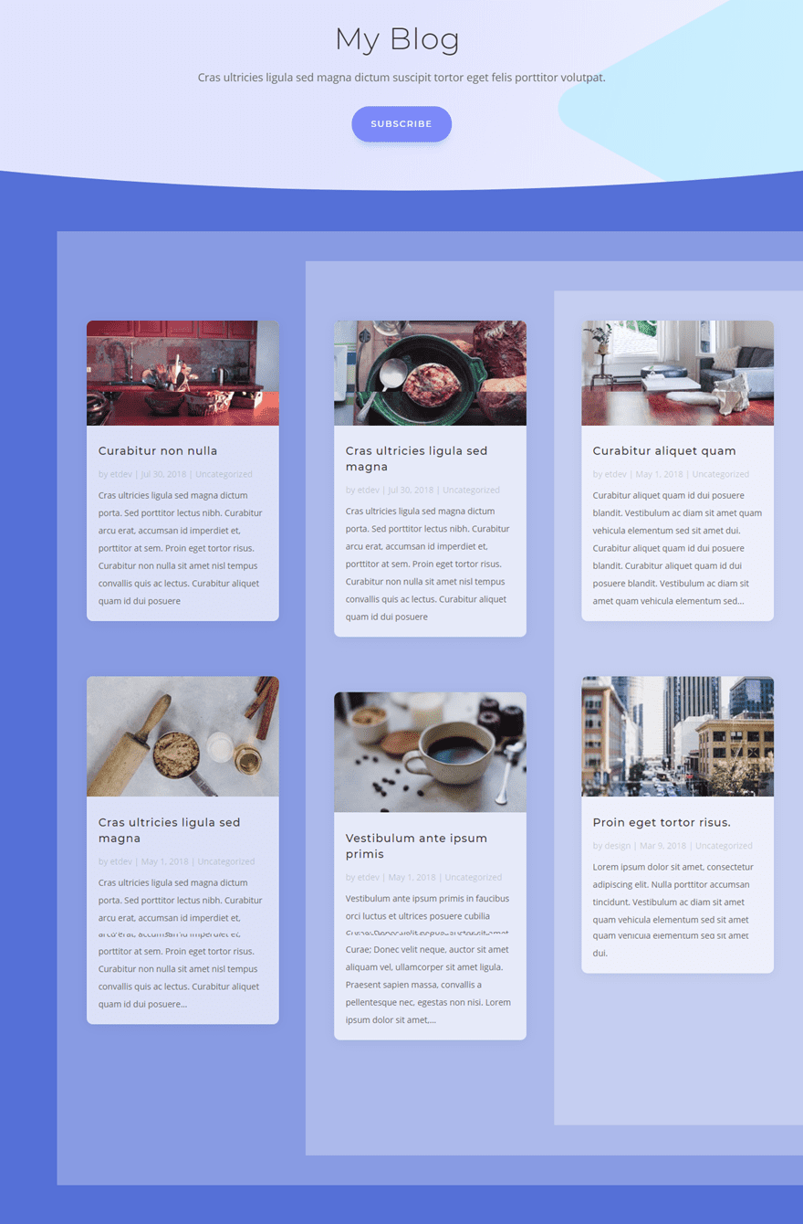 blog grid layout