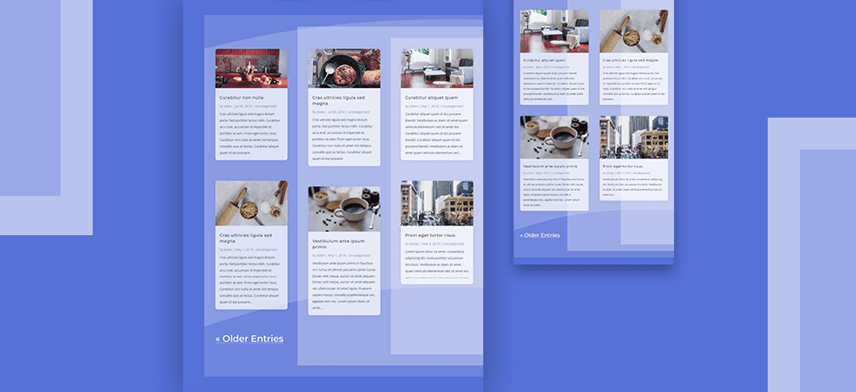 Upgrade Your Divi Blog Page with a Background Designed for the Grid Layout