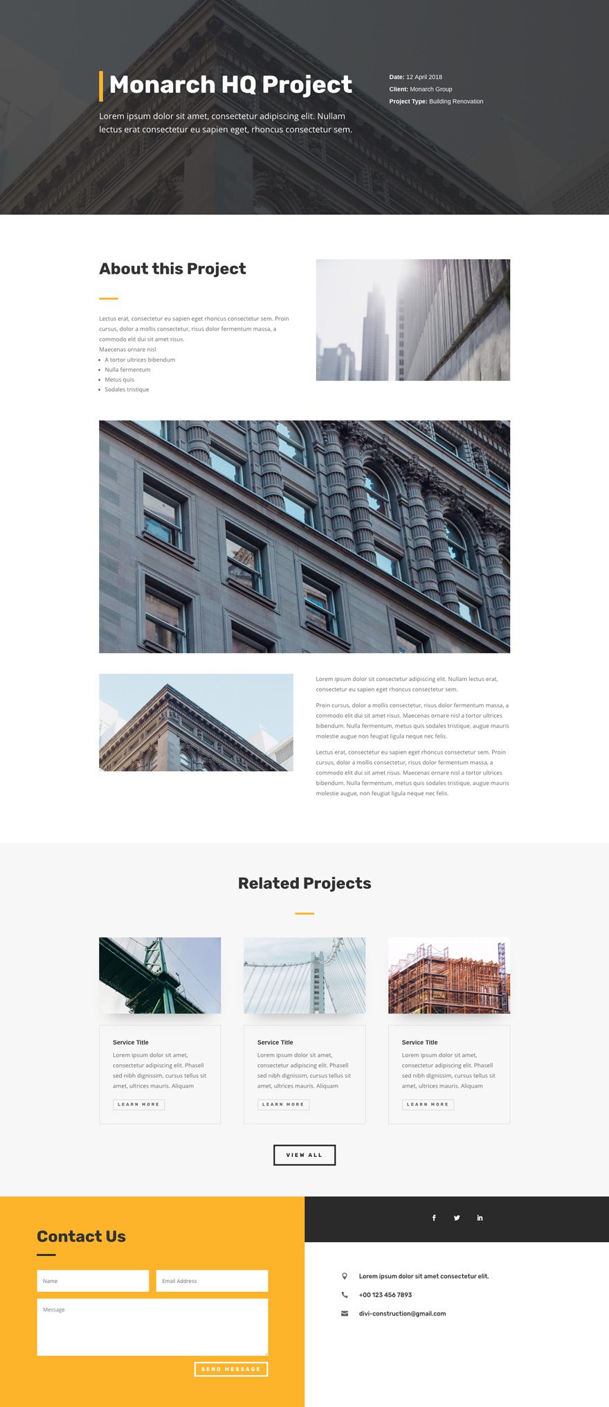 Construction Company Layout pack