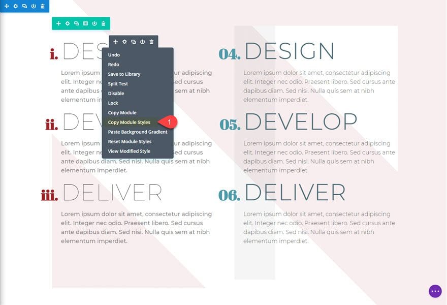 divi list designs