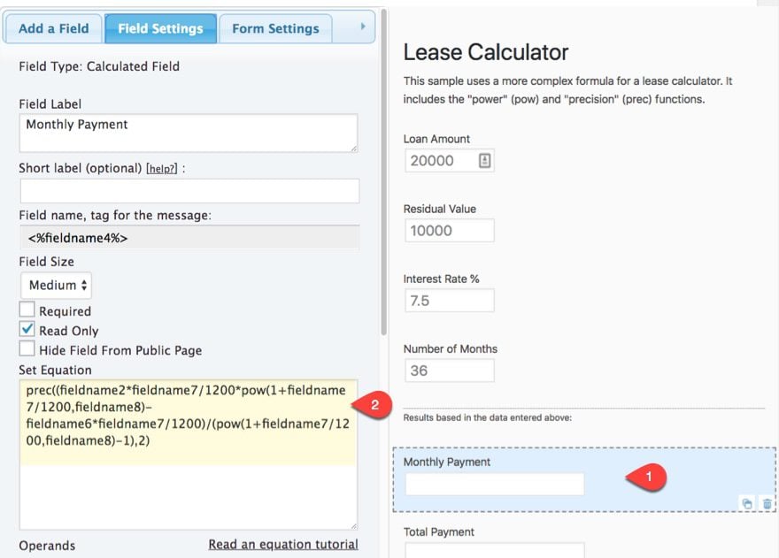 payment calculator