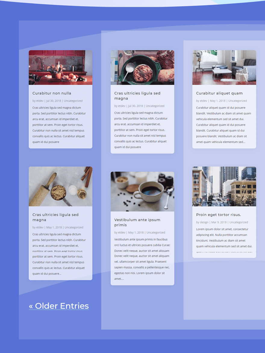 blog grid layout