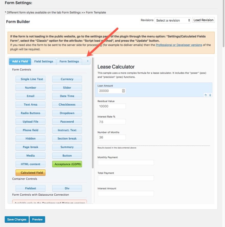 payment calculator