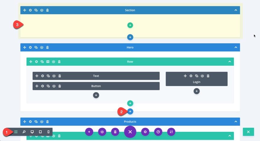 navigation menu