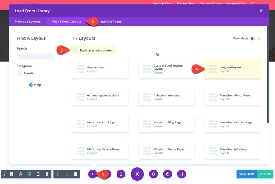 Cara Menggunakan Divi Theme Page Builder Untuk WordPress Anda 9 Saved Layouts