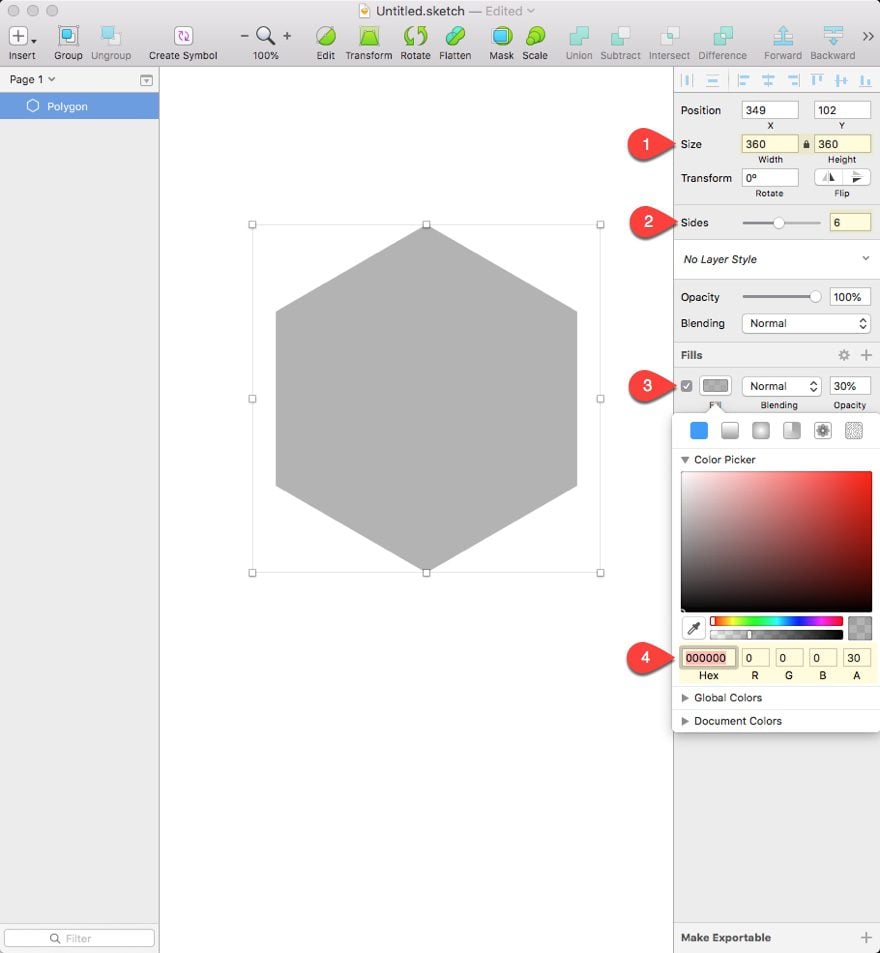 geometric grid