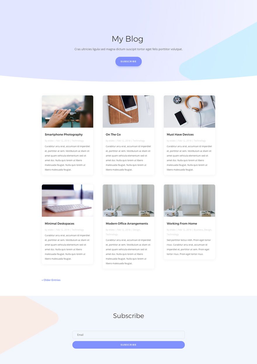 therapist divi layout