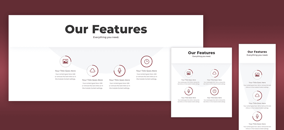 Design a Unique Feature Section in Divi with Icons Animated by Circle Counters | Elegant Themes Blog