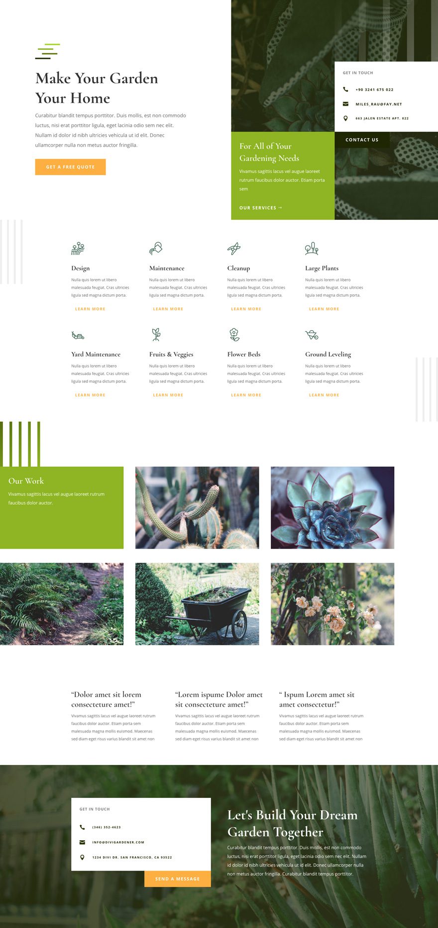 Get A Free Gardener Layout Pack For Divi Elegant Themes Blog