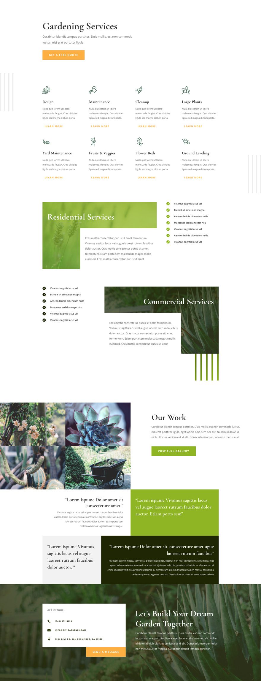 Get A Free Gardener Layout Pack For Divi Elegant Themes Blog