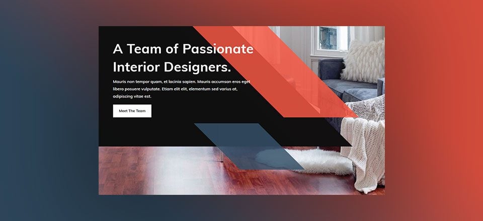 How to Create a Sleek Header Design with Parallelograms in Divi