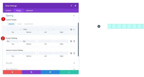 How to Horizontally Overlap Row Borders with Divi