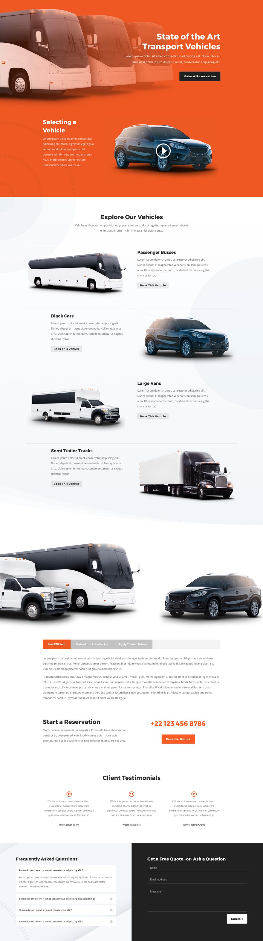 transportation services