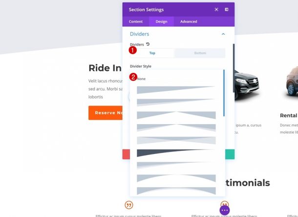 How to Add Motion to Your Section Dividers with Divi