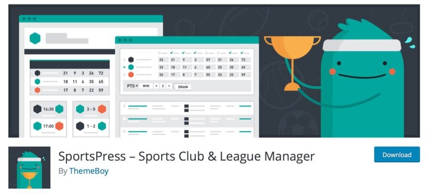 WordPress sports plugins