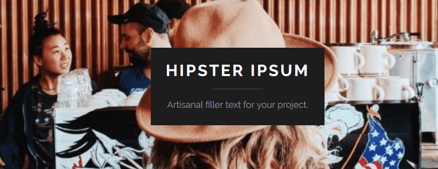 Lorem Ipsum Alternative