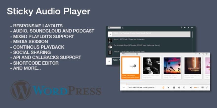 WordPress audio player plugin