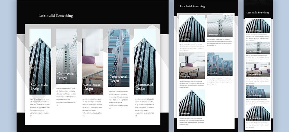 How to Design a Responsive Five Column “Showcase” Layout with Divi
