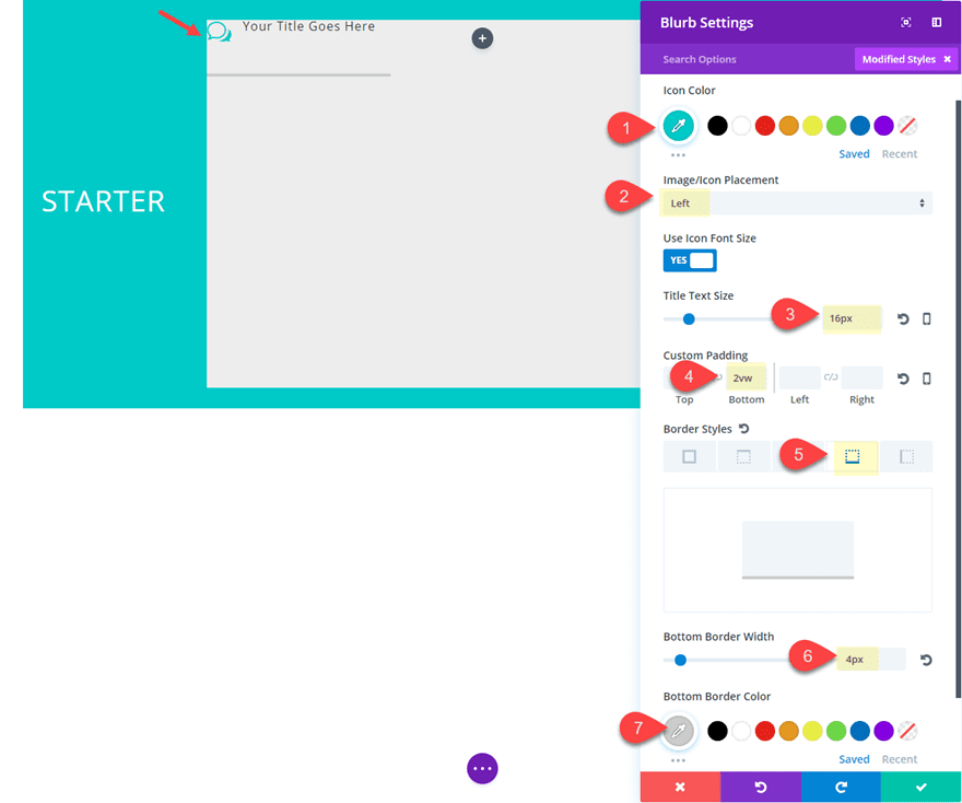 divi horizontal pricing tables