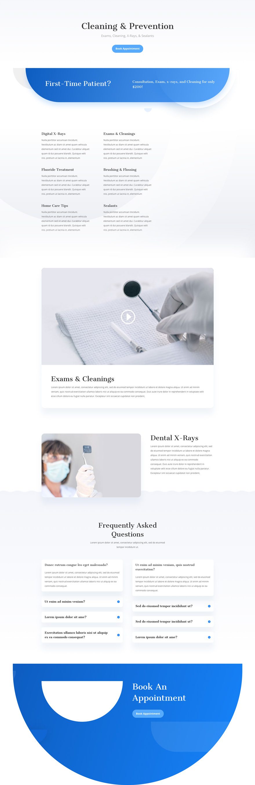 divi dentist layout pack