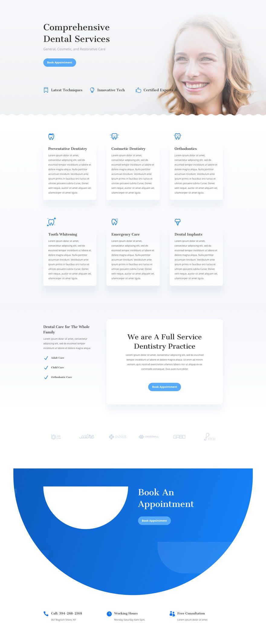 divi dentist layout pack