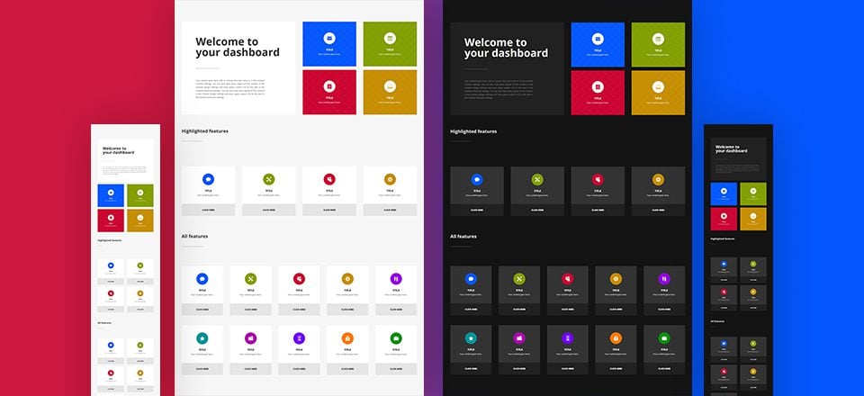 Creating a Striking Navigation Dashboard with Divi’s New Column Structures