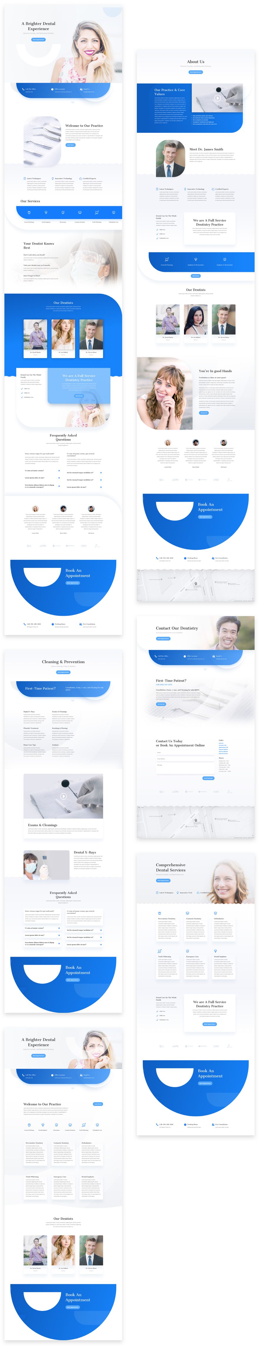 divi dentist layout pack