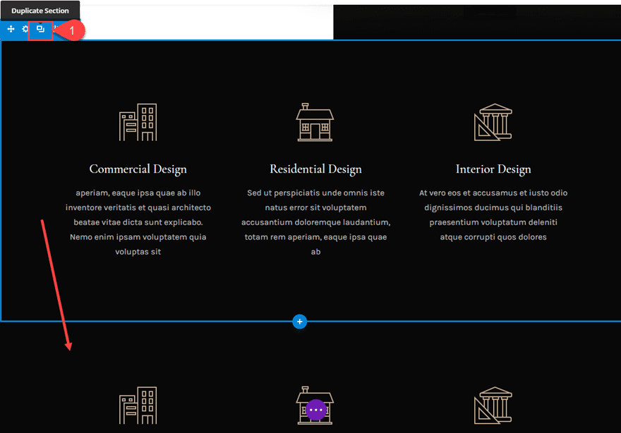 five column layout