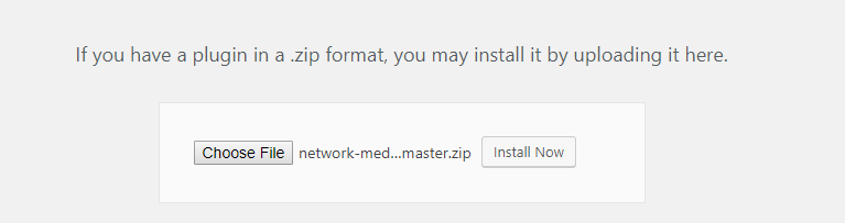 Uploading a plugin to WordPress.