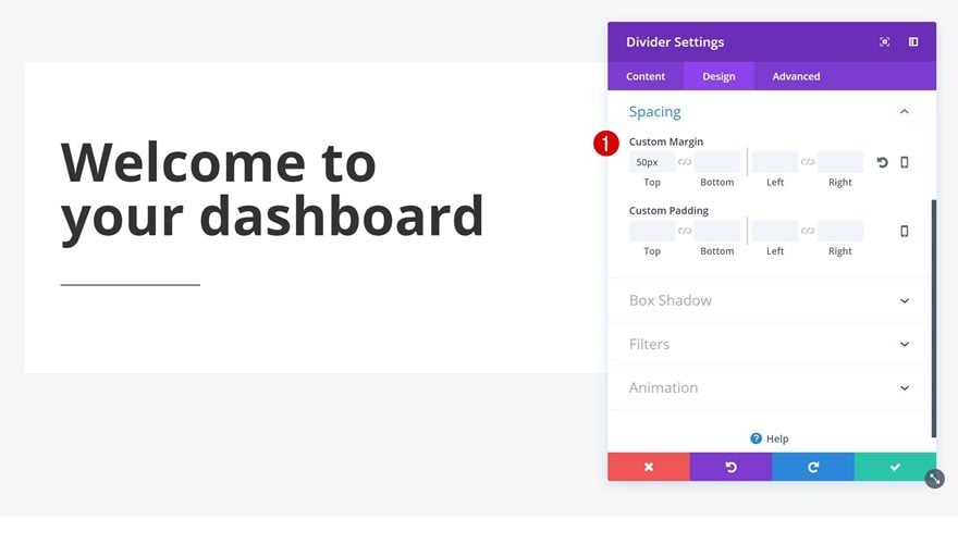 divi dashboard