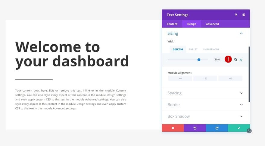 divi dashboard