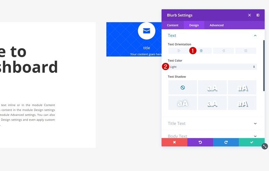 divi dashboard