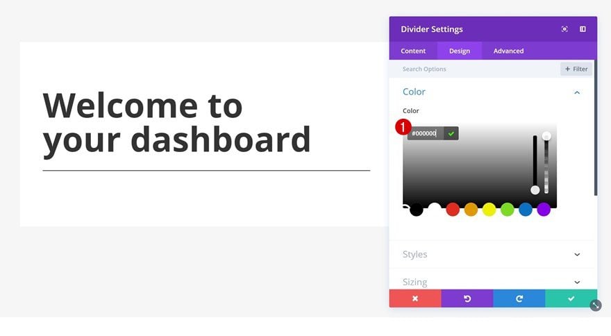 divi dashboard