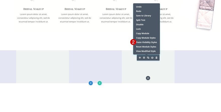 section transitions